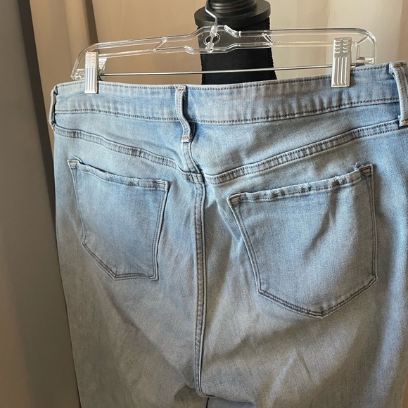201. Old Navy Super Slim Straight Hi Rise, Size 16 Tall, good used condition - Picture 4 of 6